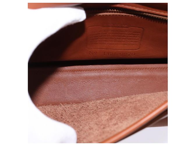 Borsa a mano Coach in pelle 2 in 1 marrone oro Auth am9144 D'oro - vista 10