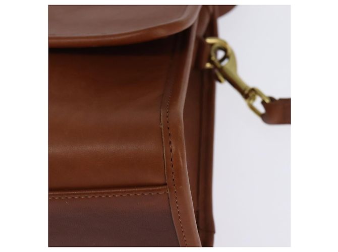 Borsa a mano Coach in pelle 2 in 1 marrone oro Auth am9144 D'oro - vista 15