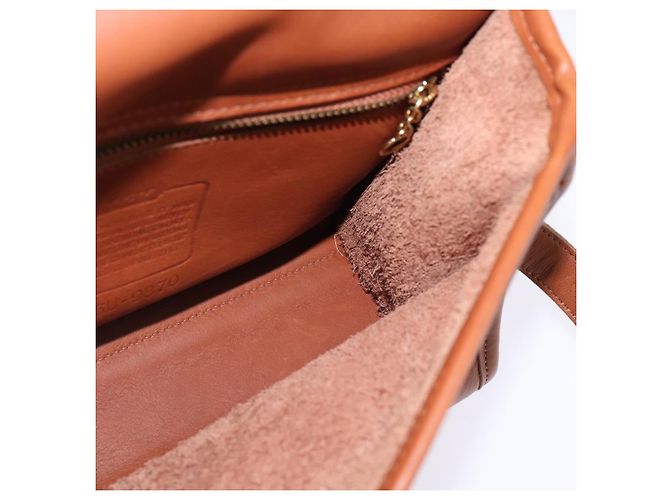 Borsa a mano Coach in pelle 2 in 1 marrone oro Auth am9144 D'oro - vista 19