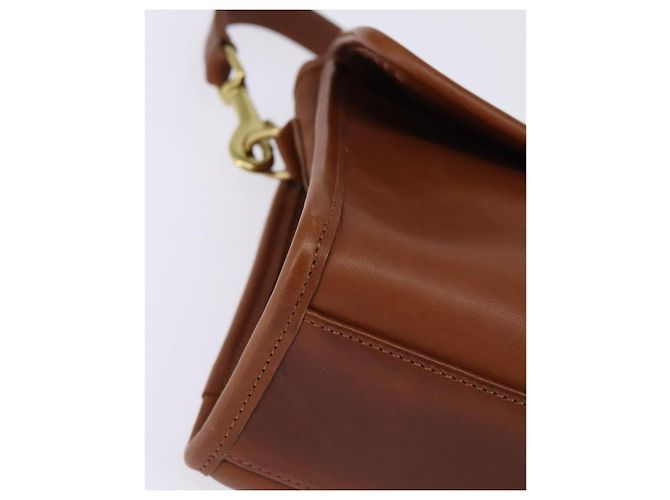 Borsa a mano Coach in pelle 2 in 1 marrone oro Auth am9144 D'oro - vista 8