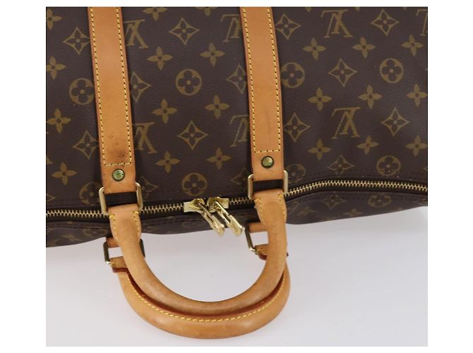 LOUIS VUITTON Bolsa Boston Monogram Keepall 45 M41428 LV Auth 141796 Monograma - vista 7