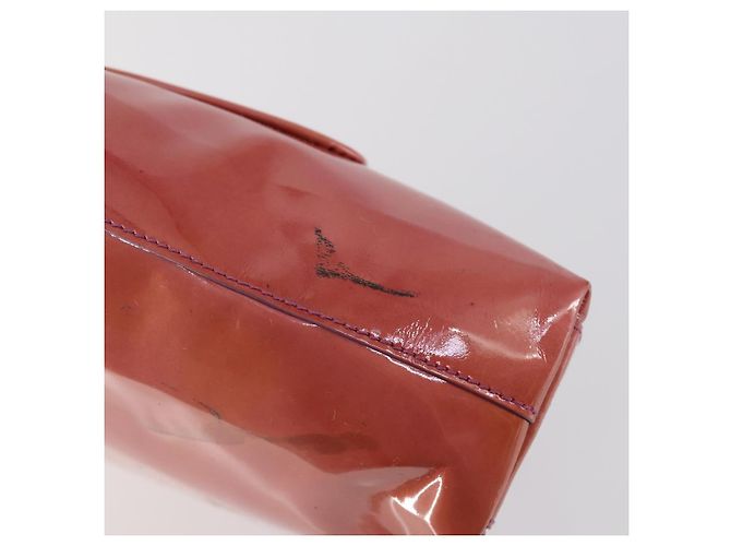 PRADA Borsa a Spalla Nylon Smaltato 4Set Rosa Kaki Verde Auth bs29552 Cachi - vista 11