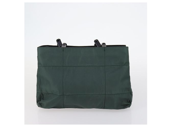 PRADA Borsa a Spalla Nylon Smaltato 4Set Rosa Kaki Verde Auth bs29552 Cachi - vista 19