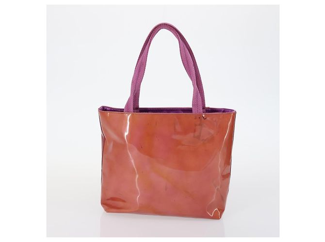 PRADA Borsa a Spalla Nylon Smaltato 4Set Rosa Kaki Verde Auth bs29552 Cachi - vista 8