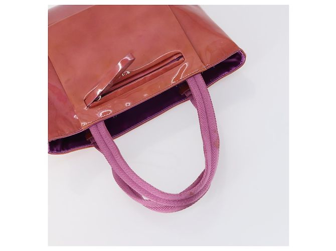 PRADA Borsa a Spalla Nylon Smaltato 4Set Rosa Kaki Verde Auth bs29552 Cachi - vista 9