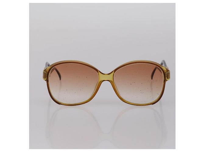 Occhiali da sole Christian Dior Plastica 3Set Marrone Nero Auth bs29549 - vista 7