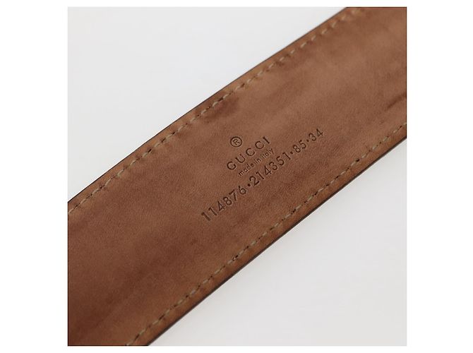 GUCCI GG IMPLEMENTATION INTERLOCKING GÜRTEL 37"" GOLD 114876 Auth 143201 Golden - Ansicht 12