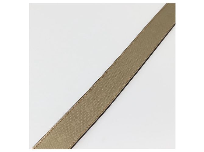 GUCCI GG IMPLEMENTATION INTERLOCKING GÜRTEL 37"" GOLD 114876 Auth 143201 Golden - Ansicht 7