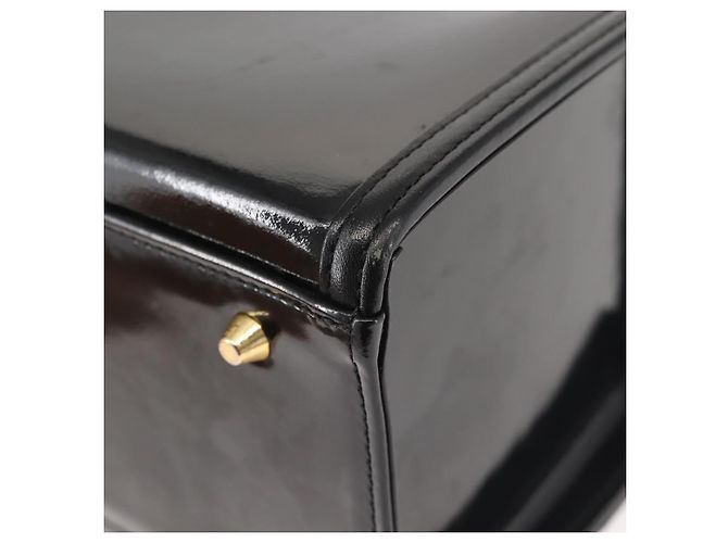 Pochette Vanity VERSACE Smalto Nero Oro Auth BA6291 D'oro - vista 16