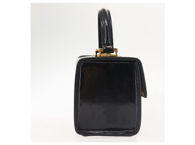 Pochette Vanity VERSACE Smalto Nero Oro Auth BA6291 D'oro - vista 4