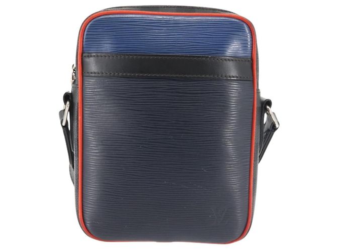 LOUIS VUITTON Borsa Danube PM Epi Damier Graphite Navy M51460 Auth LV BA6348 Blu navy - vista 13