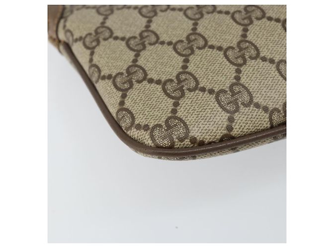 Borsa a Spalla Gucci GG Supreme Web Sherry Line PVC Beige 904 02 047 Auth hk2990 D'oro - vista 17