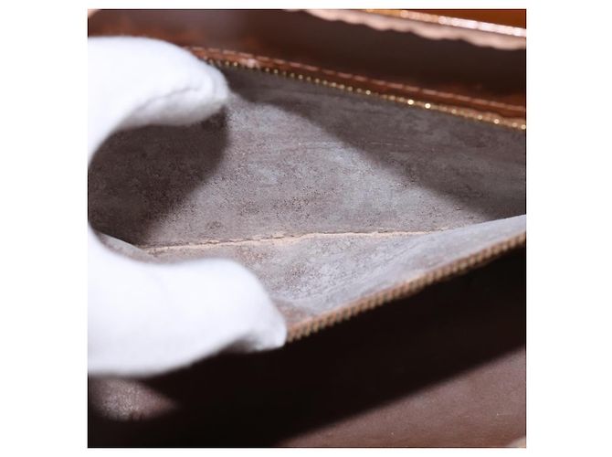 LOUIS VUITTON Sac à épaule Monogram Vernis Christie GM Bronze M91107 Auth 143251 - vue 11
