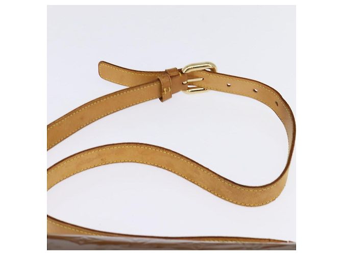 LOUIS VUITTON Sac à épaule Monogram Vernis Christie GM Bronze M91107 Auth 143251 - vue 14