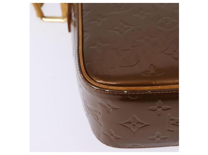 LOUIS VUITTON Sac à épaule Monogram Vernis Christie GM Bronze M91107 Auth 143251 - vue 17