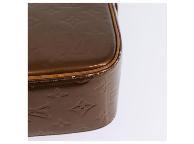 LOUIS VUITTON Sac à épaule Monogram Vernis Christie GM Bronze M91107 Auth 143251 - vue 18