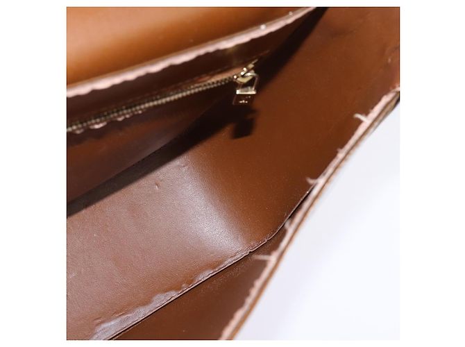 LOUIS VUITTON Sac à épaule Monogram Vernis Christie GM Bronze M91107 Auth 143251 - vue 22