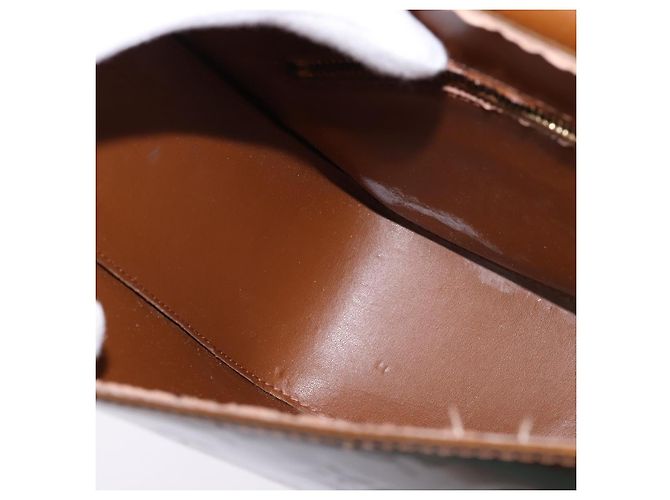 LOUIS VUITTON Sac à épaule Monogram Vernis Christie GM Bronze M91107 Auth 143251 - vue 23