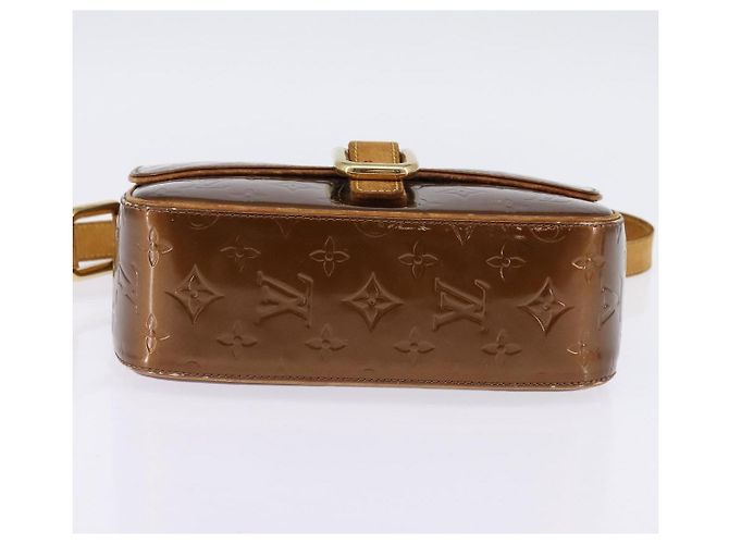 LOUIS VUITTON Sac à épaule Monogram Vernis Christie GM Bronze M91107 Auth 143251 - vue 5