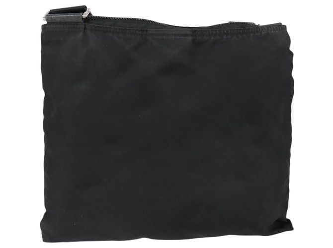 Borsa a Spalla PRADA Nylon Nero Argento Autentica ep10975 - vista 2