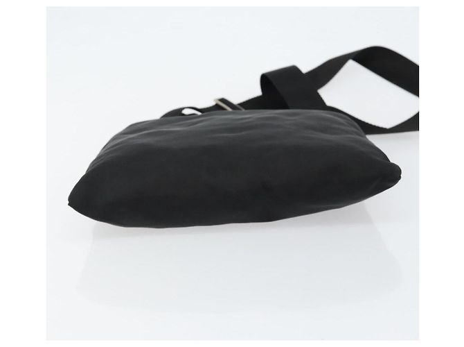 Borsa a Spalla PRADA Nylon Nero Argento Autentica ep10975 - vista 5