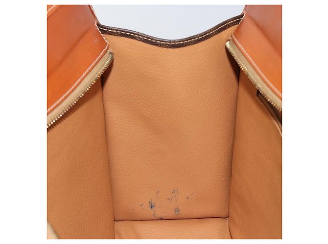 Céline Borsa tote in tela Macadam CELINE in pelle PVC marrone oro Auth ep11322 D'oro - vista 20
