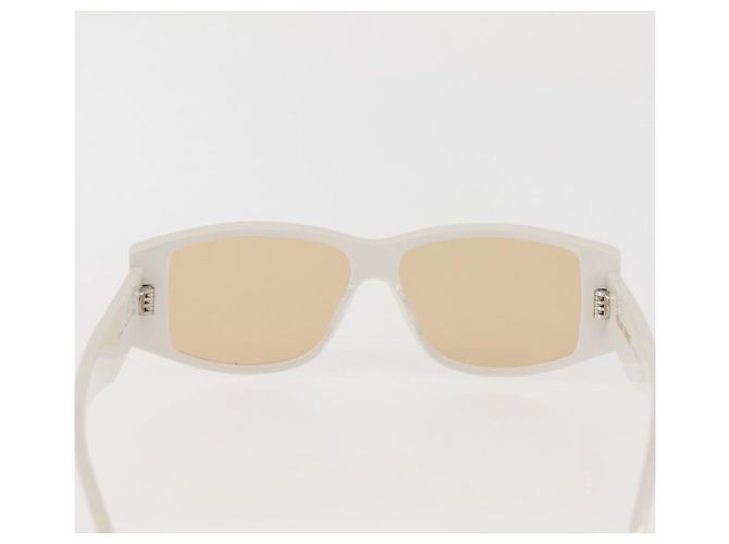 Céline Gafas de sol CELINE Triomphe de plástico blancas CL40227U Auth 146039 Blanco - vista 3