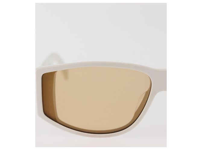 Céline Gafas de sol CELINE Triomphe de plástico blancas CL40227U Auth 146039 Blanco - vista 4