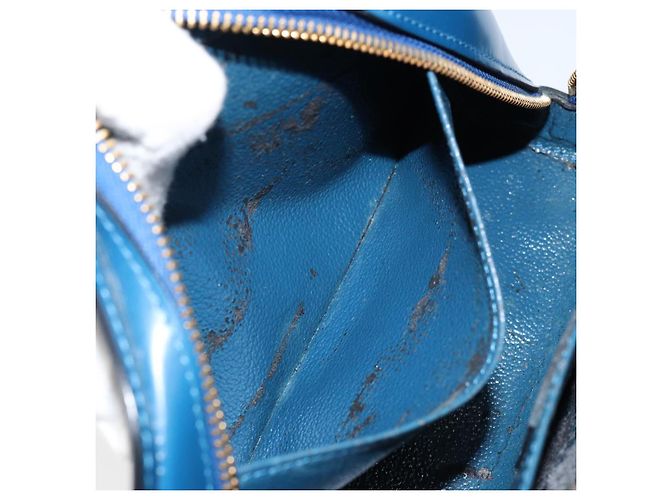 LOUIS VUITTON Pochette Dauphine GM Epi Blu M48435 LV Auth 144943 - vista 19