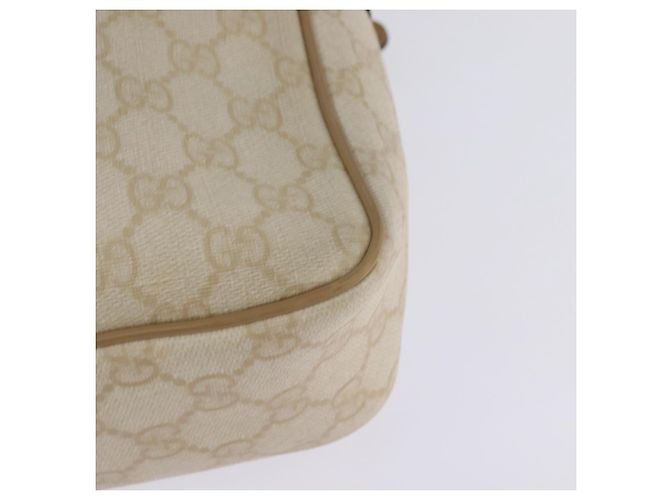 Gucci Borsa a Spalla GG Supreme PVC Beige Oro 233268 Auth gh908 D'oro - vista 13