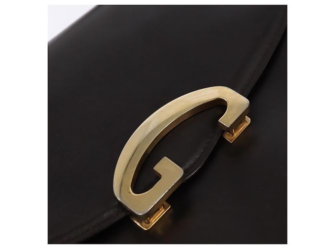 Gucci Borsa a Spalla in Pelle Marrone Oro Auth BA6440 D'oro - vista 18
