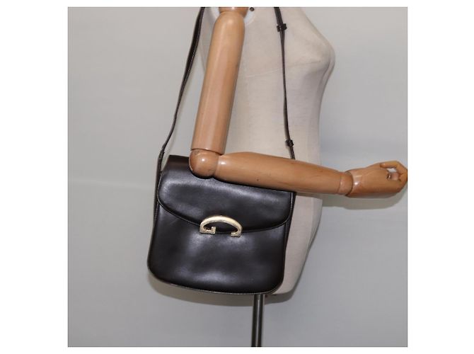 Gucci Borsa a Spalla in Pelle Marrone Oro Auth BA6440 D'oro - vista 21