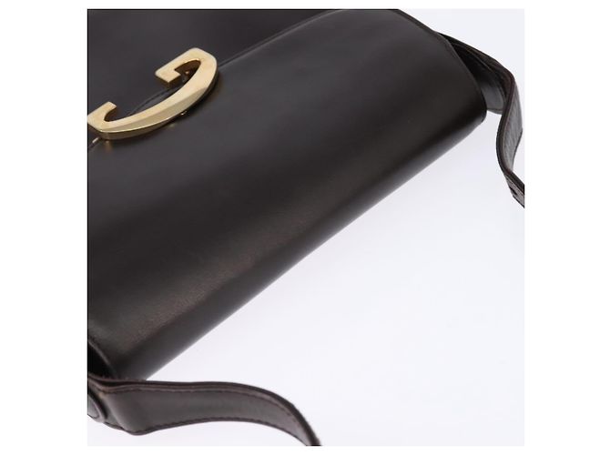 Gucci Borsa a Spalla in Pelle Marrone Oro Auth BA6440 D'oro - vista 6