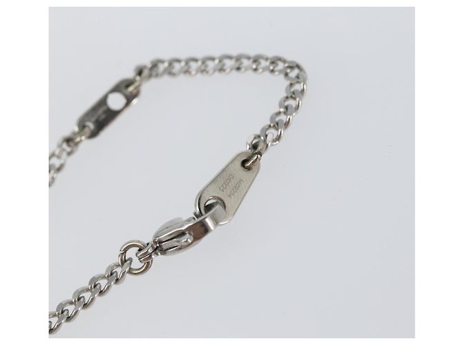 COLLANA Monogram Row in metallo Argento LOUIS VUITTON M02254 LV Auth 143366 - vista 11