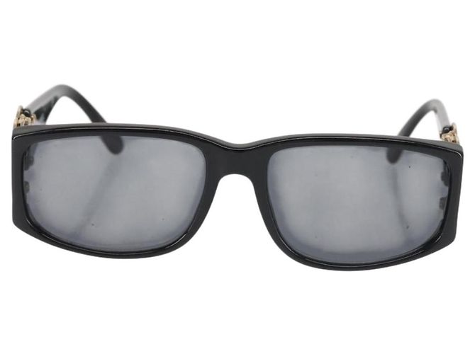 Occhiali da sole CHANEL COCO Marca Plastica Nera CC Auth 143784 Nero - vista 2