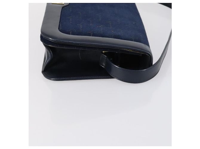 Autre Marque Borsa Stella MacCartney GIVENCHY BALLY in tela e suede 3Set Blu Beige Auth BA6093 Blu navy - vista 18