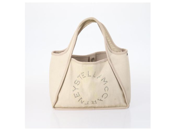 Autre Marque Borsa Stella MacCartney GIVENCHY BALLY in tela e suede 3Set Blu Beige Auth BA6093 Blu navy - vista 2
