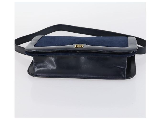 Autre Marque Borsa Stella MacCartney GIVENCHY BALLY in tela e suede 3Set Blu Beige Auth BA6093 Blu navy - vista 21