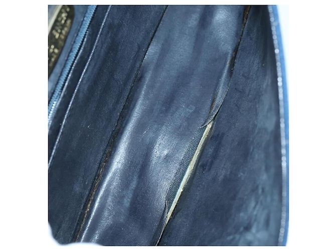 Autre Marque Borsa Stella MacCartney GIVENCHY BALLY in tela e suede 3Set Blu Beige Auth BA6093 Blu navy - vista 22