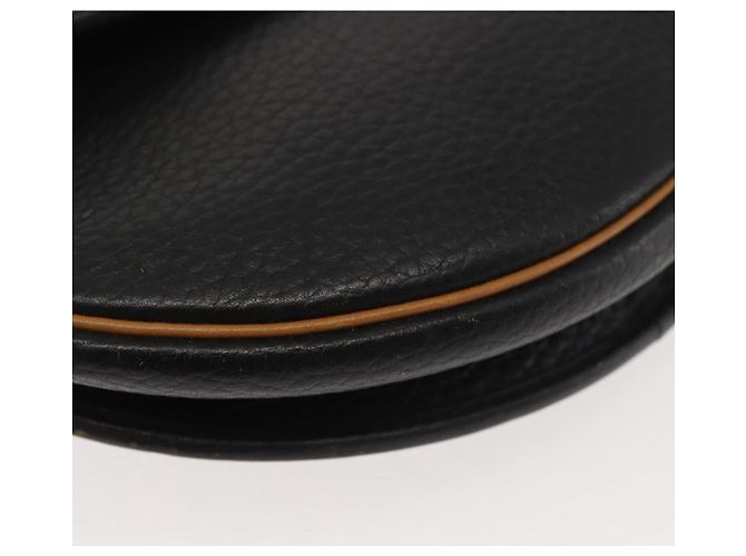 Borsa a Spalla Christian Dior in Pelle Nera e Oro Auth BA6321 Nero D'oro - vista 14