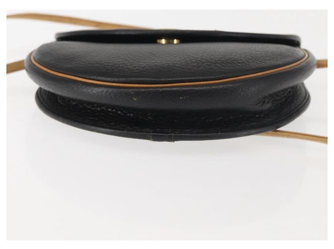 Borsa a Spalla Christian Dior in Pelle Nera e Oro Auth BA6321 Nero D'oro - vista 5