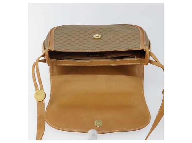 Gucci Borsa a spalla Micro GG Supreme in PVC Beige Oro Auth BA6123 D'oro - vista 10