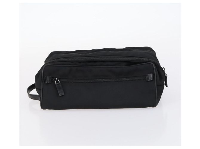 Borsa a Spalla Gucci Bamboo Jackie Nylon 6Set Nera Auth bs29393 Nero - vista 28