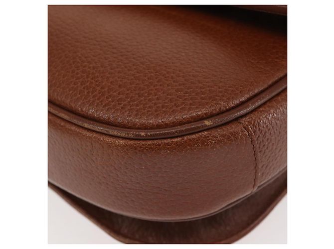 Autre Marque Borsa a Spalla Burberrys in Pelle Marrone Oro Auth th6364 D'oro - vista 14