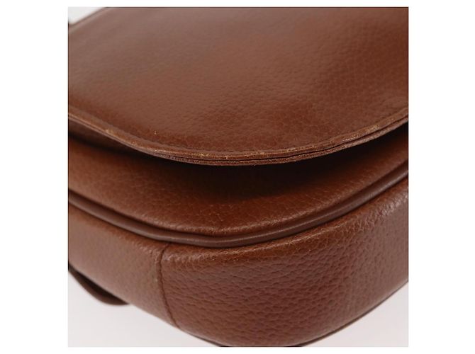 Autre Marque Borsa a Spalla Burberrys in Pelle Marrone Oro Auth th6364 D'oro - vista 15