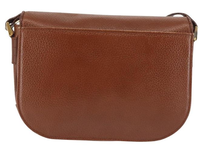 Autre Marque Borsa a Spalla Burberrys in Pelle Marrone Oro Auth th6364 D'oro - vista 2