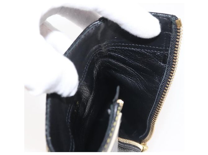 Stivaletti LOUIS VUITTON in Pelle Suhari 34 1/2 Nero Oro LV Auth 143282 D'oro - vista 36