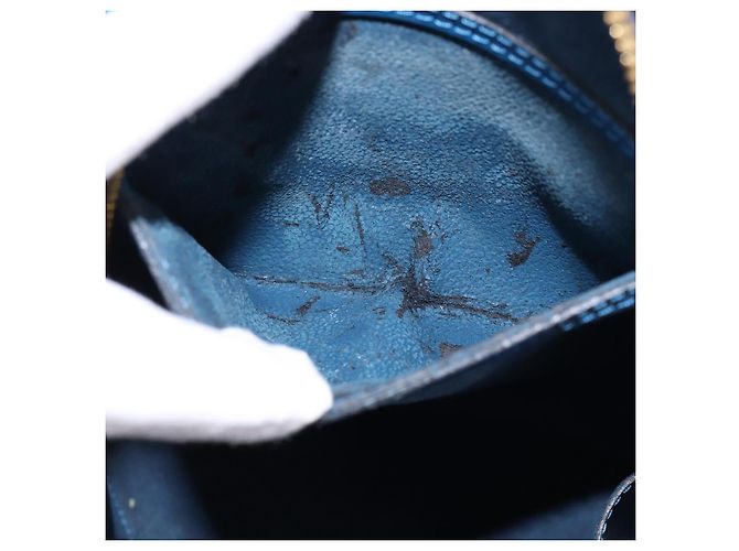 LOUIS VUITTON Epi Mabillon Backpack Blue M52235 LV Auth 141956 - view 11