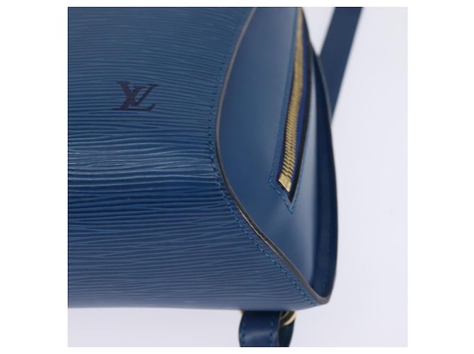 LOUIS VUITTON Epi Mabillon Backpack Blue M52235 LV Auth 141956 - view 15