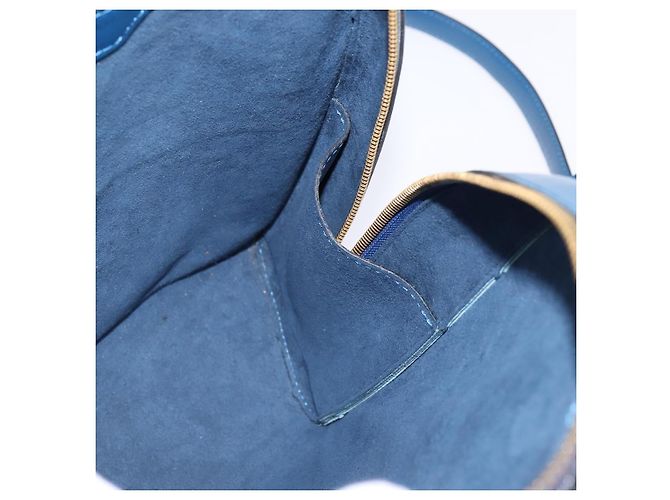 LOUIS VUITTON Epi Mabillon Backpack Blue M52235 LV Auth 141956 - view 19
